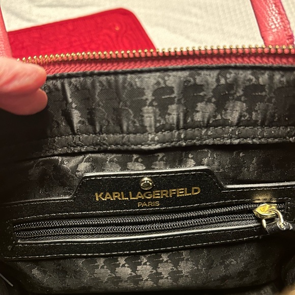 Karl Lagerfeld pink crossbody - Picture 8 of 12